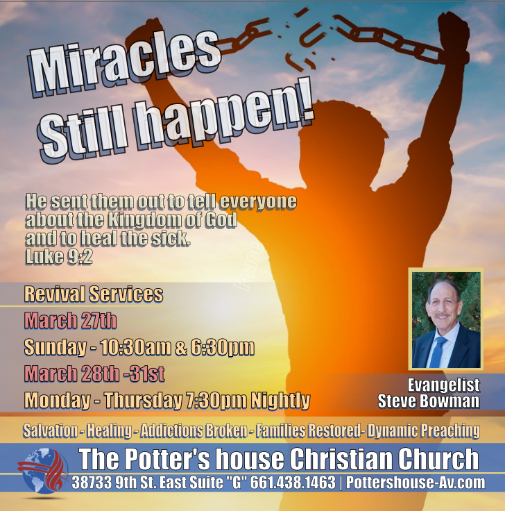 Potter's House Special Events!